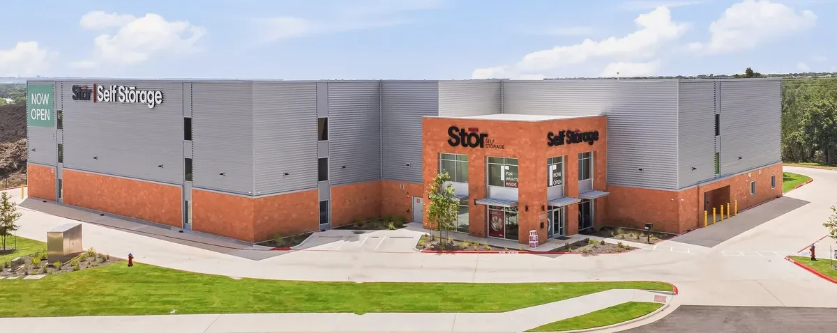 Exterior office building of storage facility
